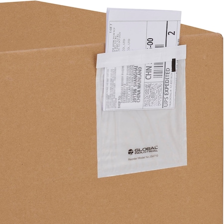 Global Industrial Packing List Envelopes, 4-1/2L x 5-1/2W, Clear, 1000PK 354710